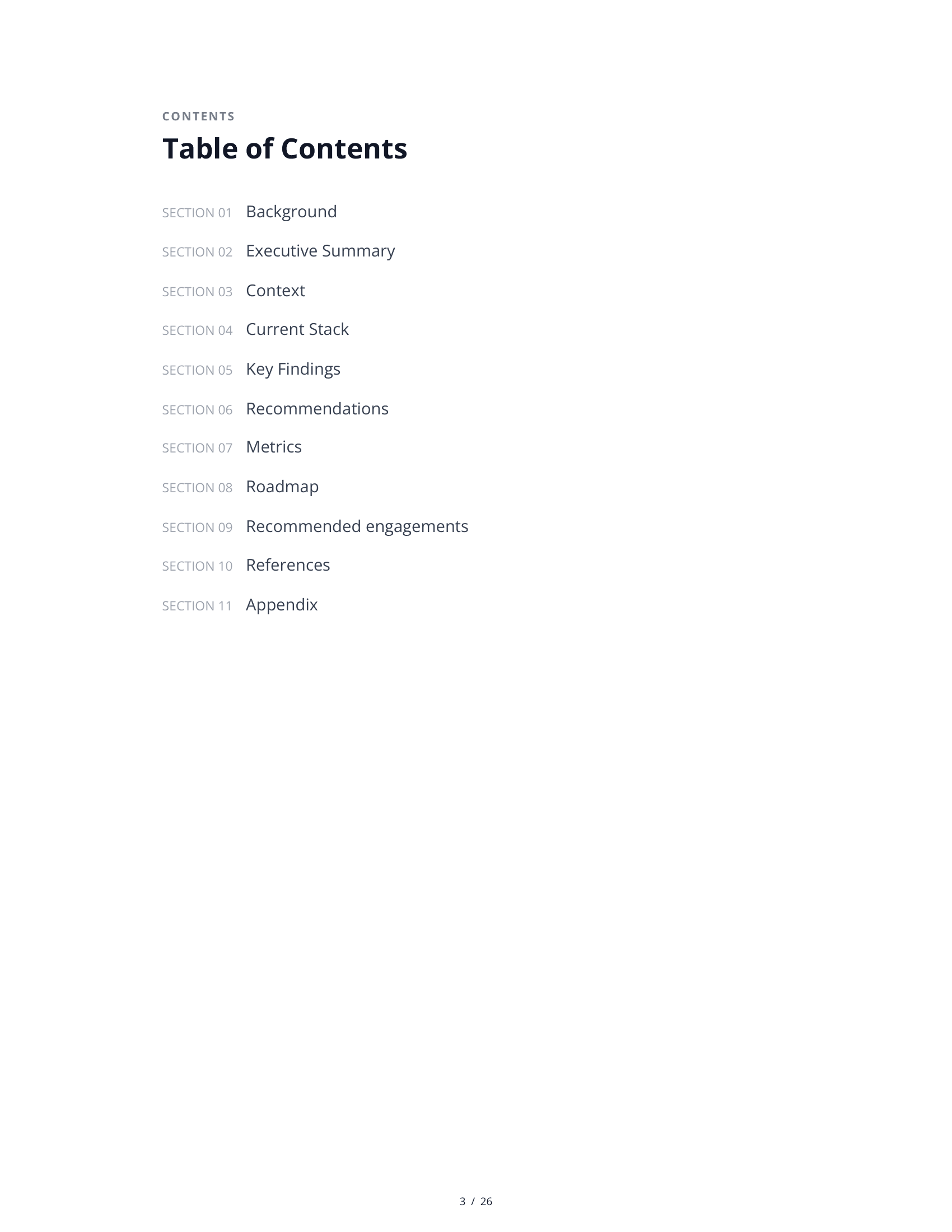 Sample AI Stack Audit — Page 3